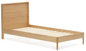 Kave Home Lenon Bedframe 90x200 Massief Eiken Hout