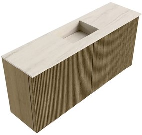 Mondiaz Joya DLux 90cm toiletmeubel dusk met wastafel faye midden 1 kraangat meli