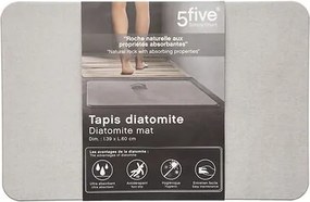 5Five Simply Smart Badmat - Diatomiet - 60 x 39 cm - Grijs