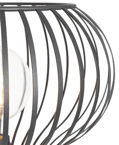 Moderne vloerlamp zwart - Saffira