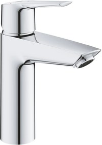 Grohe Start M-size wastafelkraan met koude start en push-open waste chroom
