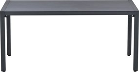 Garden Impressions Kasper tuinset 5-delig - tuintafel 160x84 cm donker grijs