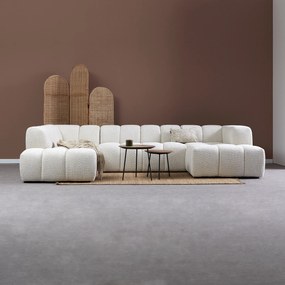 Design Bank Creme U-vorm Links