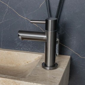 Saniclear Iron fonteinkraan verouderd ijzer - gunmetal