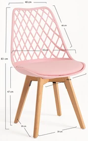 Pak 4 Mima Stoelen