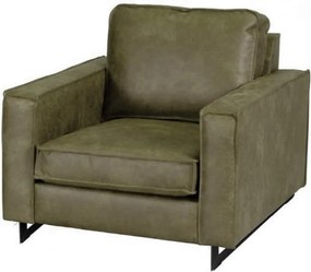 Fauteuil - Riverdance - leer Dalton groen 14