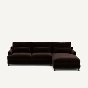 Hoekbank in fluweel, Alwine