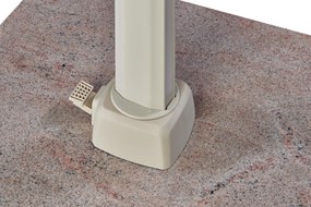 Zweefparasol  300x200c m T1 (excl. voet) Ivoor Zand/Beige Platinum Voyager