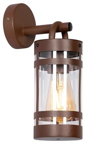 Industriële buiten wandlamp roestbruin IP44 - Ruben