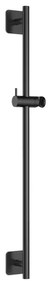 Hotbath Gal Verstelbare glijstang 100 cm Geborsteld Gunmetal PVD GL311BGP