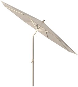 Platinum Riva stokparasol 3 m. rond - Sandstone Ivory