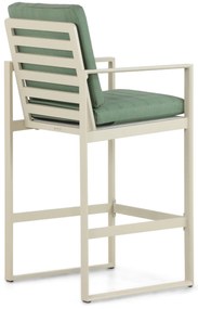 Barstoel Aluminium Taupe-naturel-bruin Lifestyle Garden Furniture Nuno
