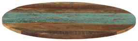 vidaXL Tafelblad rond 15-16 mm 60 cm massief gerecycled hout