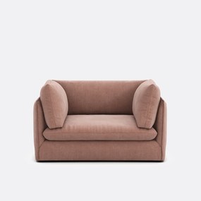 XL fauteuil in structuurstof, Malo