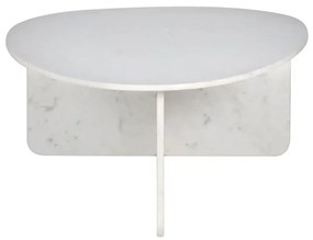 Richmond Interiors Brandon Organische Salontafel Wit Marmer - 170 X 95cm.