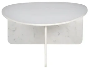 Richmond Interiors Brandon Organische Salontafel Wit Marmer - 170 X 95cm.