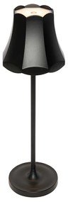 Buitenlamp met dimmer LED Retro tafellamp met dimmer zwart oplaadbaar IP44 - Granny Retro IP44 Buitenverlichting Lamp