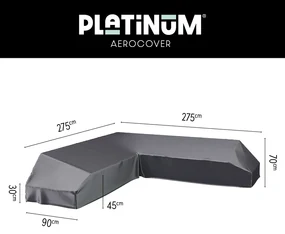 Platinum Aerocover platform loungesethoes 275x275 cm.