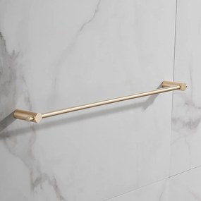 Saniclear Academy handdoek houder 60cm geborsteld messing mat goud