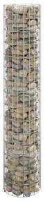 vidaXL Gabion plantenbak rond verhoogd Ø30x150 cm gegalvaniseerd staal