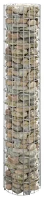vidaXL Gabion plantenbak rond verhoogd Ø30x150 cm gegalvaniseerd staal