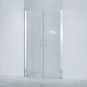 Marenza Neptune Pendeldeur - 120x200cm - 6mm veiligheidsglas - anti kalk - chroom SKII622SALOON-120