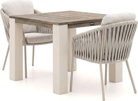 + 10% kassakorting | Diningset SUNS | 2 personen | Tuinset teakhout | 3-delig | Kees Smit Tuinmeubelen