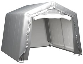 vidaXL Opslagtent 300x300 cm staal grijs