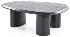 Eleonora Walter Zwarte Salontafel Kiezel Vorm 96x78 Cm - 96 X 78cm.