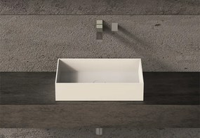 SSI Design Solid Joy rechthoekige waskom 50x35x11cm mat wit