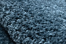 Tapijt BERBER 9000 ROND blauwrand ,  Barber , marokkaanse shaggy