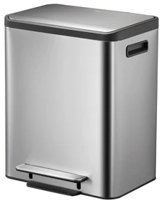 EKO Pedaalemmer EcoCasa 2x15 L matzilverkleurig