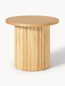 Ronde houten bijzettafel Nele