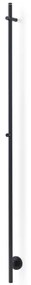 Rosani ONE Elektrische Handdoekradiator 170cm hoog - 30Watt - mat zwart SW1126013