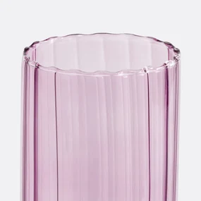 Vaas in gekleurd glas H28 cm, Tuvia