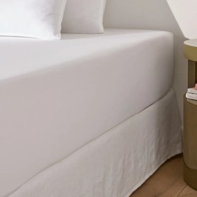 Hoeslaken satijn katoen, 153 draden, 30 cm kop, Opale