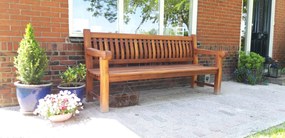 Teakhouten tuinbank Patrick XL - 200 cm.