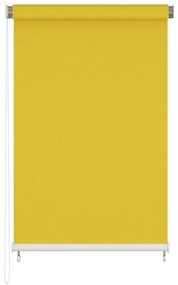 vidaXL Rolgordijn voor buiten 60x230 cm geel