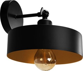 WANDLAMP APP1332-1W BLACK GOLD