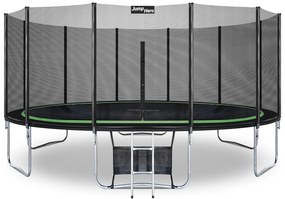 Tuintrampoline met veiligheidsnet aan buitenkant 488cm Jump Hero 16FT