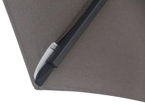 Zweefparasol  3.5m S2 Excellent (excl. voet) Taupe-naturel-bruin Camello Luna