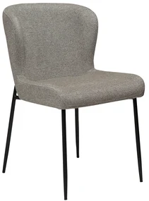 Dan-Form Glam Luxe Eetkamerstoel Boucle Grijsbruin