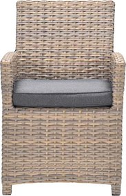 Garden Impressions Alaska lounge dining set 6-delig rechts - vintage willow - light teak vironwood