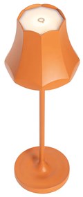 Set van 2 retro tafellampen oranje oplaadbaar IP44 - Granny