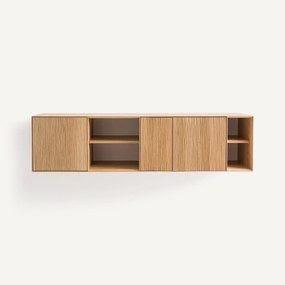 Eiken wandconsole Mikube