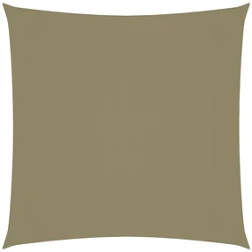 vidaXL Zonnescherm vierkant 3x3 m oxford stof beige