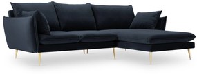 3.5-zitshoekbank Elio rechts velvet | Milo Casa