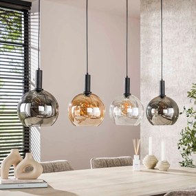 Hanglamp Tricolore 4-lichts Zwart