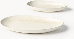 Handgemaakte organische serveerplateaus Macey, 2-delig