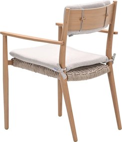 Garden Impressions Lily tuinset 7-delig light teak look - Kasper tuintafel 220x93 cm